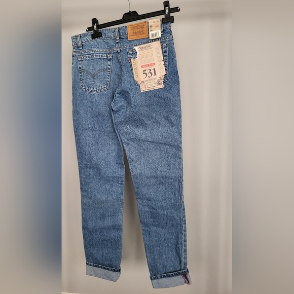 Brand new with tags vintage Levi super slim red tab 531 waist 30 length 34 - Picture 2 of 3
